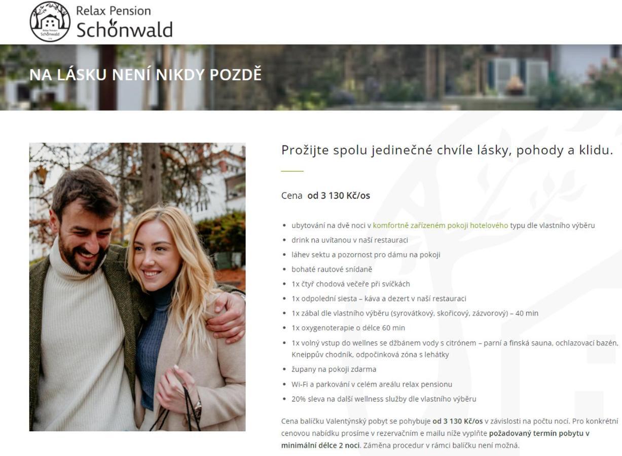 Relax Pension Schonwald Budisov nad Budisovkou Exteriör bild